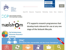 Tablet Screenshot of p3gconsortium.org